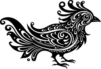 Fototapeta premium rooster isolated on white