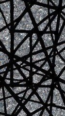 Black pattern and glitter backgroud