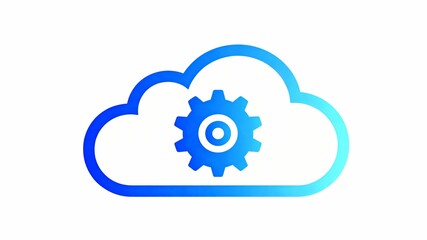 cloud with gear icon