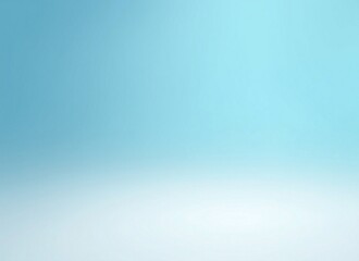 perspective floor backdrop blue room studio with light blue gradient spotlight backdrop background for display your product or artwork