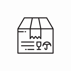 delivery package icon sign vector