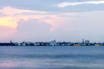 Fototapeta premium Charleston Skyline at Twilight