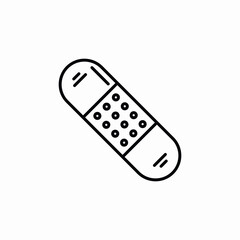 healing patch icon sign vector