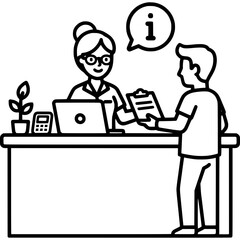 Receptionist Icon