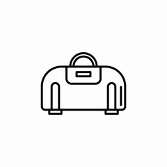 gym bag icon sign vector