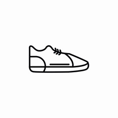 gym run sneakers icon sign vector