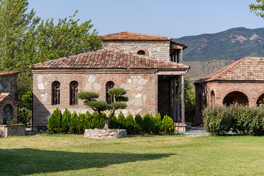 Historic architecture of Djvari Monastery in Georgia