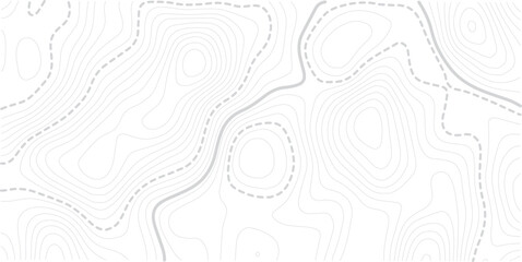 Abstract topo contour map on white background, Topographic map Topographic contour lines map seamless pattern. Geographic map conceptual design. Elegant background for presentations