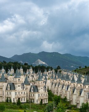Burj al Babas abandoned castle houses in Turkey's landscape