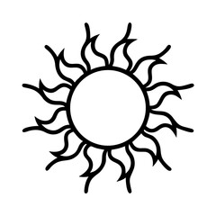 design the mandala as the brilliant spiky corona