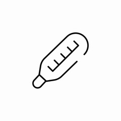 manual thermometer icon sign vector