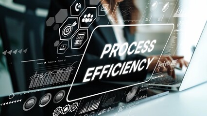 Enhancing Process Efficiency through Technology and Data Analysis in Modern Business Settings. Asymptotic smart data analytic.