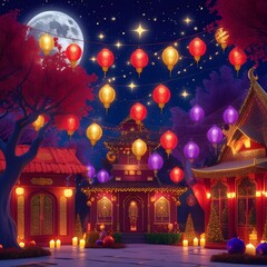 christmas night in the city