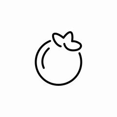 berry fruit icon sign vector