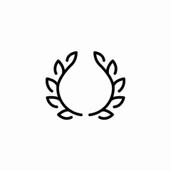 winning leaves icon sign vector