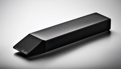 black eraser isolated on background