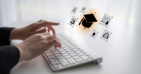 Online learning system combining digital education, e-learning, and virtual classroom to enhance learning, assessment, and global knowledge sharing. Latch