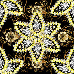 seamless pattern with flowers