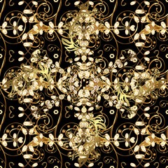 black and white seamless pattern