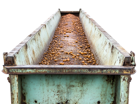 Close up of a beehive entrance filled with bees and honey on a transparent background isolated on transparent background