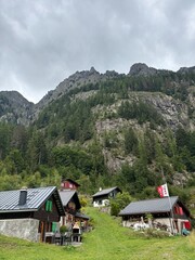house in the mountains