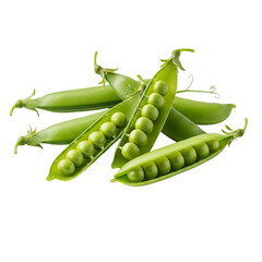 Fresh green peas bursting from pods make a delightful addition to your culinary projects