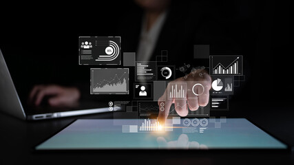 Data insights, charts, and analytics help visualize performance. Data drives strategy, analytics...