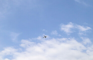 airplane flying in the sky