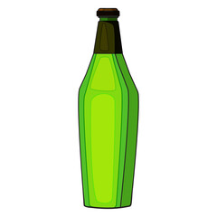 Eco-Friendly Green Glass Bottle