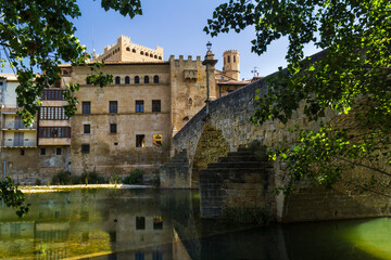 Valderrobres bridge, Matarraña, Teruel, Spain