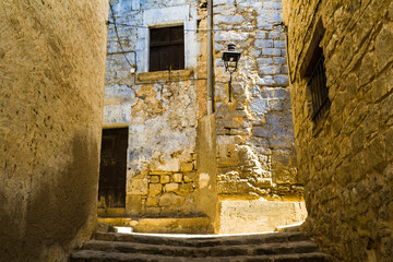 Valderrobres streets, Matarraña, Teruel, Spain