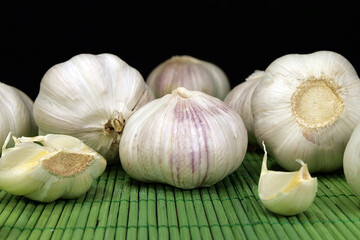 Garlic - very healthy product with many beneficial properties for health