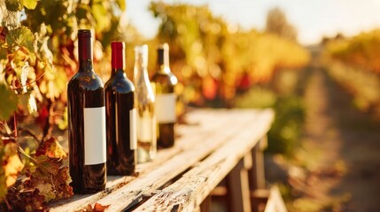 Wine Bottles Vineyard, Tasting, Alcohol, Wine Tourism, Fall