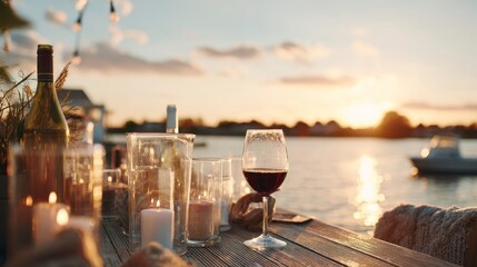Sunset Wine Dinner | Romantic Evening | Lakeside Dining