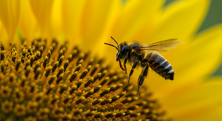 Honeybee Collecting Nectar