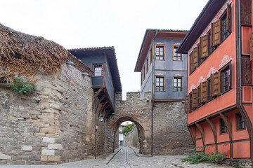 The old town of city of Plovdiv, Bulgaria