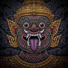 Rahu Devouring the Moon