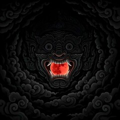 Rahu Devouring the Moon