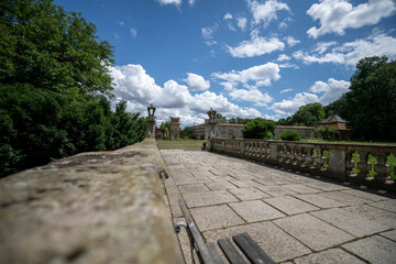 Abandoned Mansion Luxury Palace Castle Interior with Vintage Architecture and Decay
