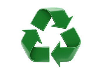 Obraz premium Green Recycling Symbol PNG isolated on Transparent Background Eco-Friendly Icon for Sustainable Practices and Environmental Awareness Initiatives