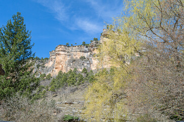 Landscape in the Serrania de Cuenca Natural Park, Castilla la Mancha, Spain