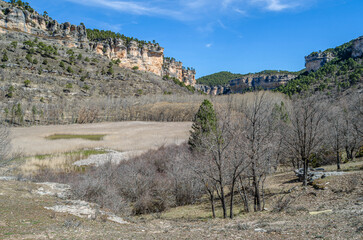 Landscape in the Serrania de Cuenca Natural Park, Castilla la Mancha, Spain