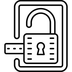 Password Outline Icon