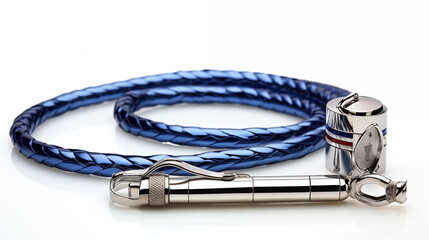 Polished metal whistle