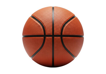 Fototapeta premium A realistic basketball isolated on transparent background