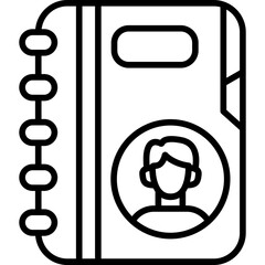 Contact book icon