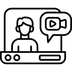Video call icon,