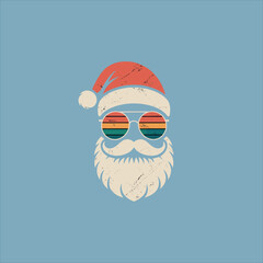 Modern Santa Claus Graphic &ndash; Christmas Vector Design