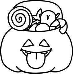 halloween pumpkin coloring page