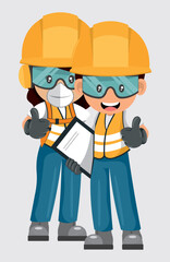 Magazynierzy magazynu surowców